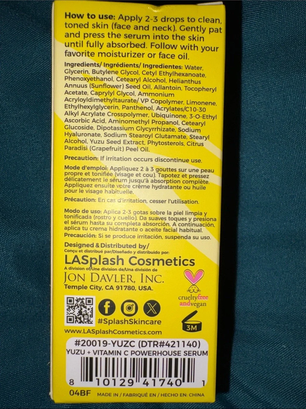 LaSplash - Yuzu + Vitamin C Powerhouse Serum — 1 fl oz
